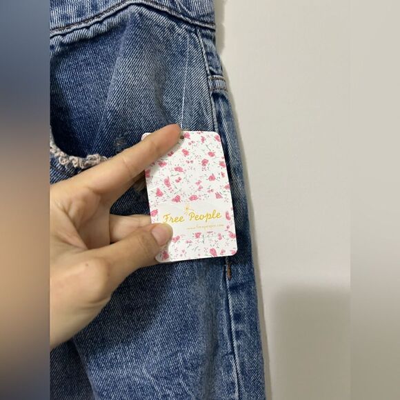 NWT Free People Dakota Straight Leg Jean in Indigo Blue - Picture 6 of 12